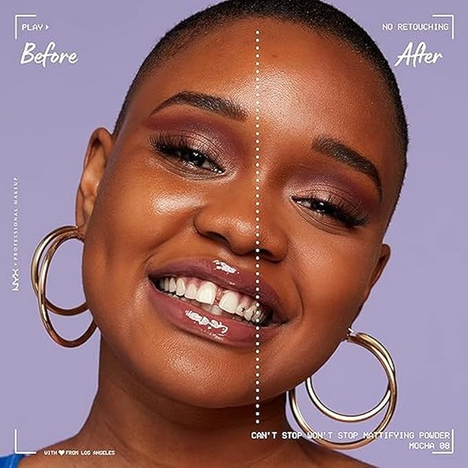 NYX PROFESSIONAL MAKEUP Can't Stop Won't Stop Mattifying Pressed Powder - Mocha