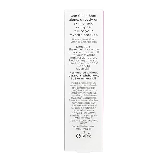 Pacifica Clean Shot Hyaluronic and Flowers 5 Percent 0.8 oz