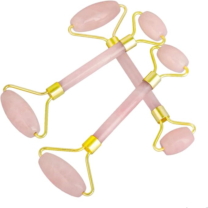 Rockcloud Natural Crystal Stone Roller Massager Anti-Aging