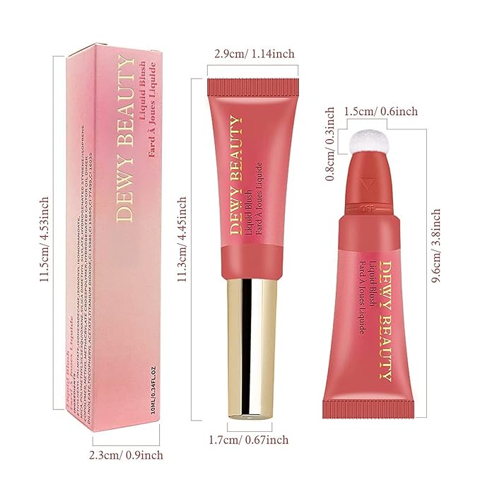 Liquid Blush Makeup Stick, Air Cushion Blush Beauty Effect (102Serenade)
