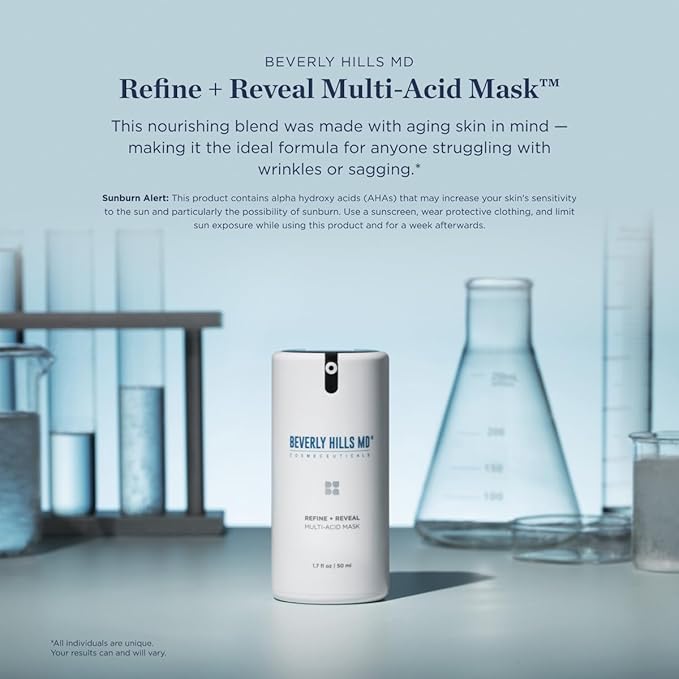 Refine + Reveal Multi-Acid Mask for Aging Skin, Azelaic Acid