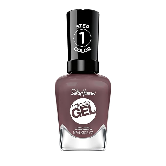 Sally Hansen Miracle Gel™, Saddle Up, Long Lasting, Gel-Like Formula, No UV Lamp Needed, Brown Nail Polish