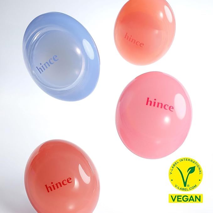HINCE Raw Glow Dewy Ball - Tinted Lip Balm, Jelly Gloss Glow, Shine and Hydration, Lip & Blush Multiuse, Vegan, 0.12 oz. (13 colors) (RAW ROSE DEW)
