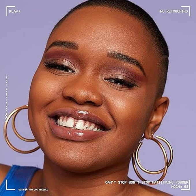 NYX PROFESSIONAL MAKEUP Can't Stop Won't Stop Mattifying Pressed Powder - Mocha