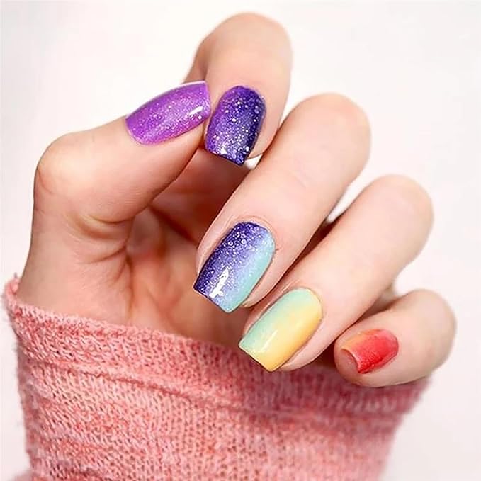 6Pcs Ombre Nail Brush Nail