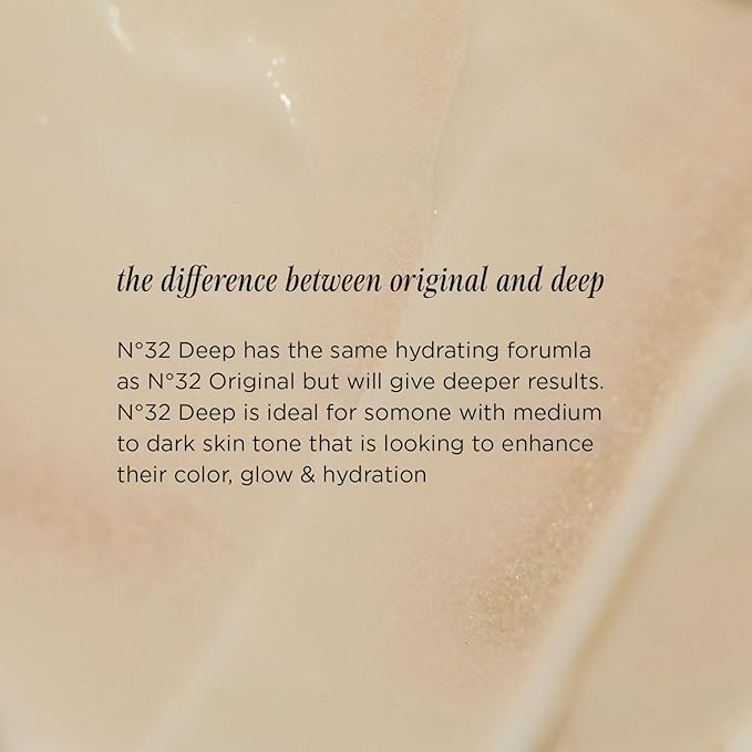 '+ Lux Unfiltered N°32 DEEP Gradual Self Tanning Cream in Santal, Hydrating Self Tanning Lotion, Gluten Free, Vegan + Cruelty Free Self Tanner, Luxurious Sunless Tanner Loaded with Antioxidants