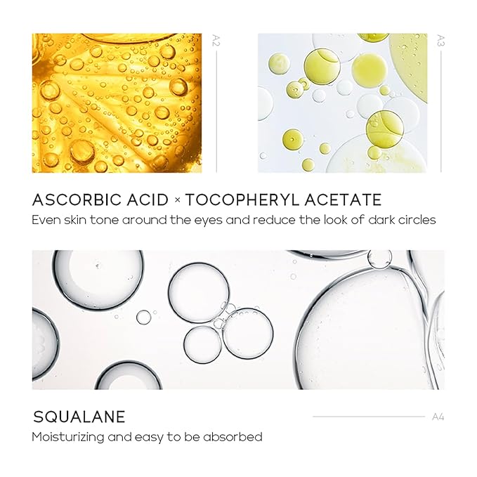 Turmeric under eye cream, for