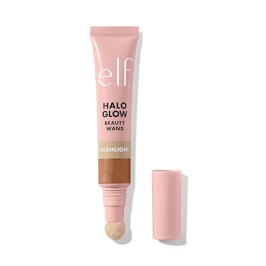 e.l.f. Halo Glow Highlight Beauty Wand, Liquid Highlighter Liquid Gold
