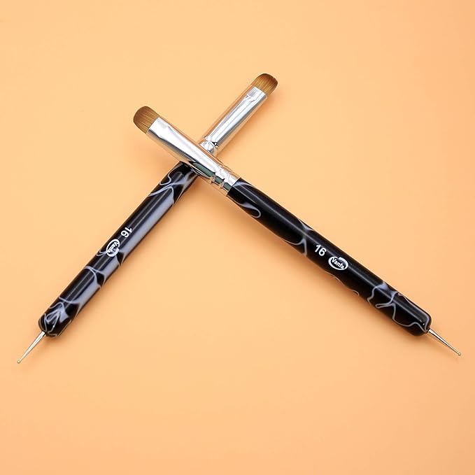 Detailing nail art french brush