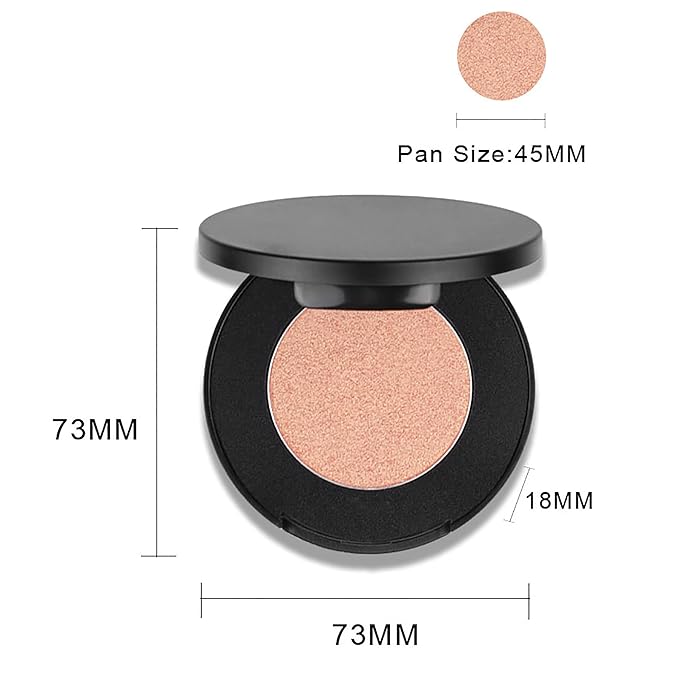 Face Highlighter Powder Palette, Glossy Glitter Illuminator Powder, Highlighter 1