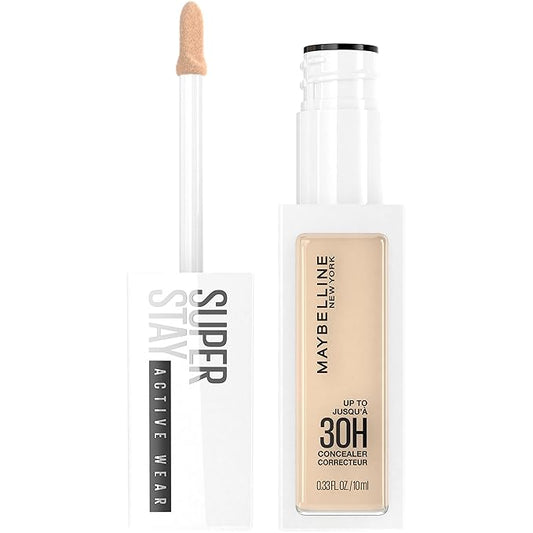 Maybelline Super Stay Liquid Concealer Makeup, Full Coverage Concealer, Up to 30 Hour Wear, Transfer Resistant, Natural Matte Finish, Oil-free, Available in 16 Shades, 15, 1 Count