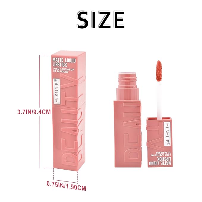 Matte Lipstick Waterproof and Smudge Proof Long Lasting Smudge