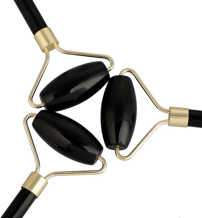 Rockcloud Natural Crystal Stone Roller Massager Anti-Aging