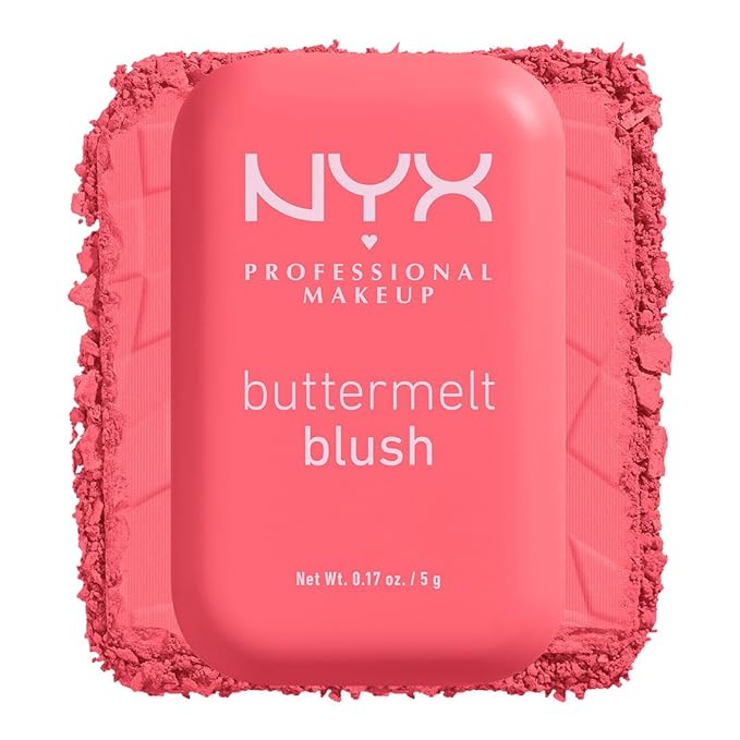 NYX PROFESSIONAL MAKEUP Buttermelt Powder Blush, Fade and Know Butta