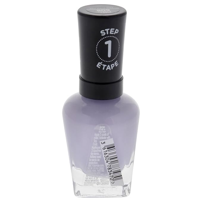 Sally Hansen Miracle Gel™, Cozy Chic Chill in the Heir, Long Lasting, Gel-Like Formula, No UV Lamp Needed, Purple Nail Polish
