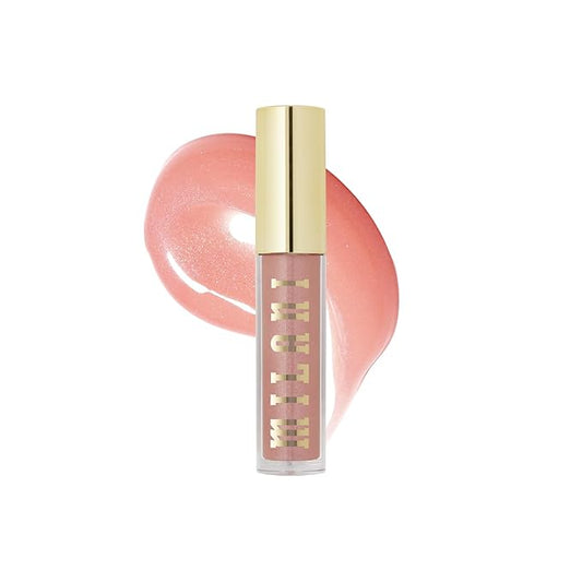 Milani Lip Gloss, Keep It Full Nourishing Lip Plumper with Hyaluronic Acid & Peptides for Soft, Fuller-Looking Lips (0.13 Fl. Oz.) Prismatic Peach