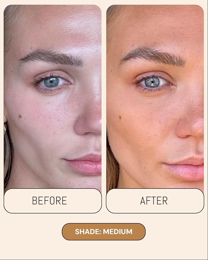 Natural Sunless Tanning Mist 7oz - Organically Derived Self-Tanner Spray, Lightweight & Non-Sticky, Streak-Free Glow, For All Skin Types, Vegan & Cruelty-Free