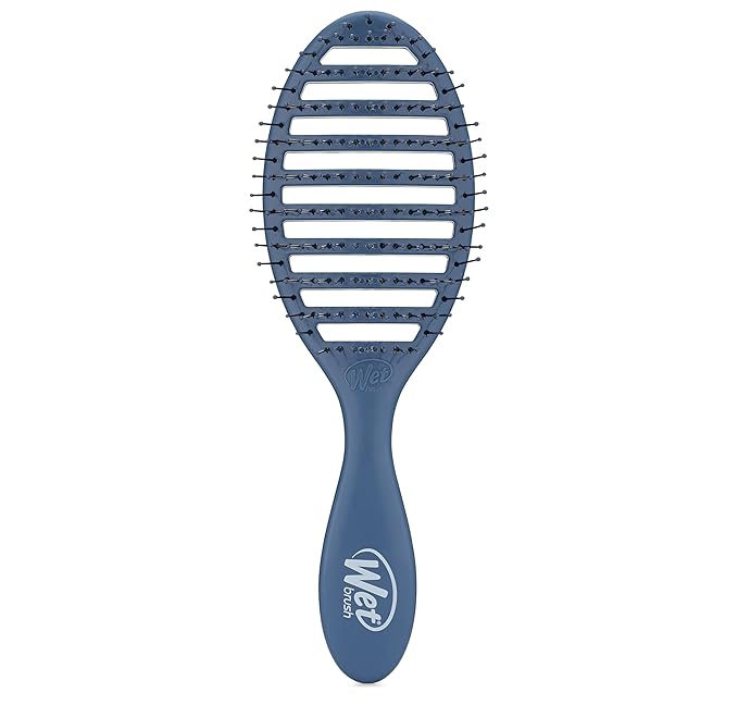 Wet Brush Speed Dry Hair Brush, Elemental Blue, Vented Design & Soft HeatFlex Bristles, Blow Dry Safe, Ergonomic Handle Manages Tangles & Uncontrollable Strands, Pain-Free Hair Accessories