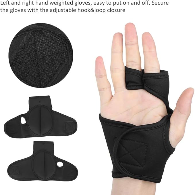 1 Pair Weighted Gloves Wrist Weighted Sandbag Portable