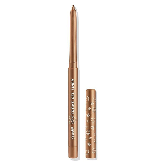 ColourPop Crème Gel Waterproof Eyeliner - 18HR Wear, Ultra-Pigmented Eyeliner Pencil with Matte & Metallic Finishes - Smudge-Proof, Vegan & Cruelty-Free - Overboard (0.01 oz)