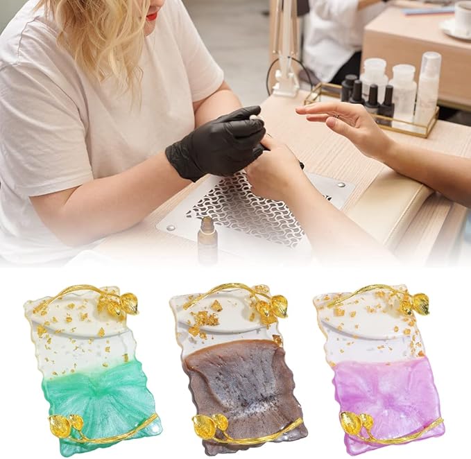 Resin Nail Art Palette, Nail Art Painting Palettes