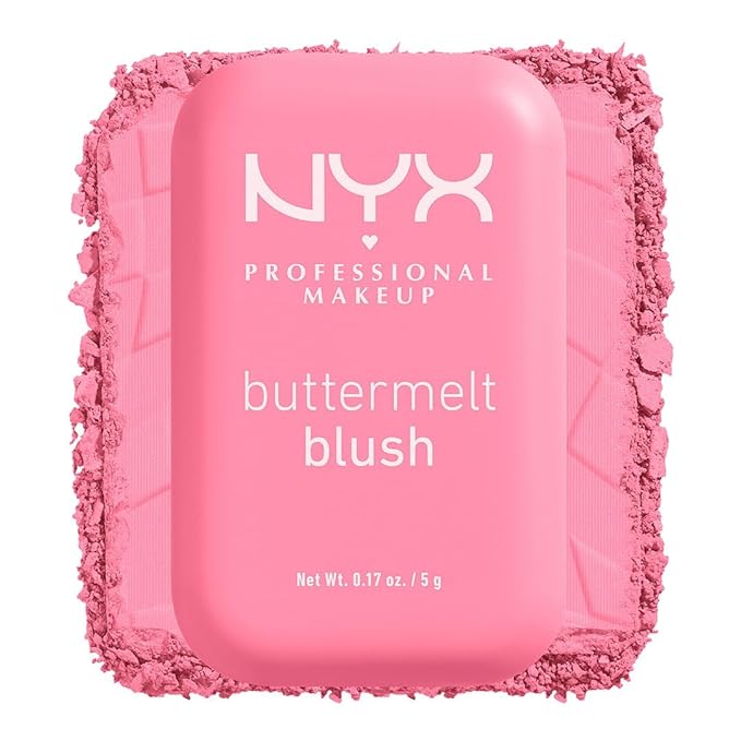 NYX PROFESSIONAL MAKEUP Buttermelt Powder Blush, Fade and Butta Together