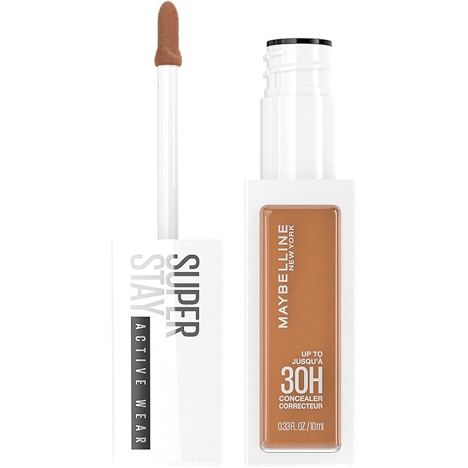 Maybelline Super Stay Liquid Concealer Makeup, Full Coverage Concealer, Up to 30 Hour Wear, Transfer Resistant, Natural Matte Finish, Oil-free, Available in 16 Shades, 42, 1 Count