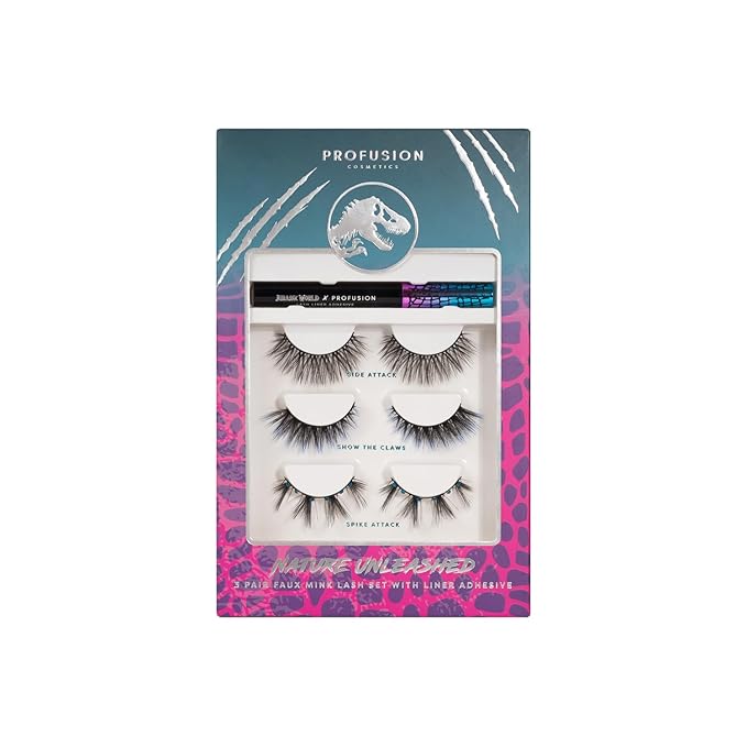 Jurassic World 3pc Lash Set Makeup Collection