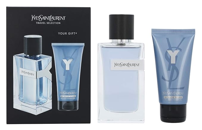 Yves Saint Laurent Ysl Y M 2 Pc Travel Set (3.4 Edt Spr + 1.7 All Over Sg) SET