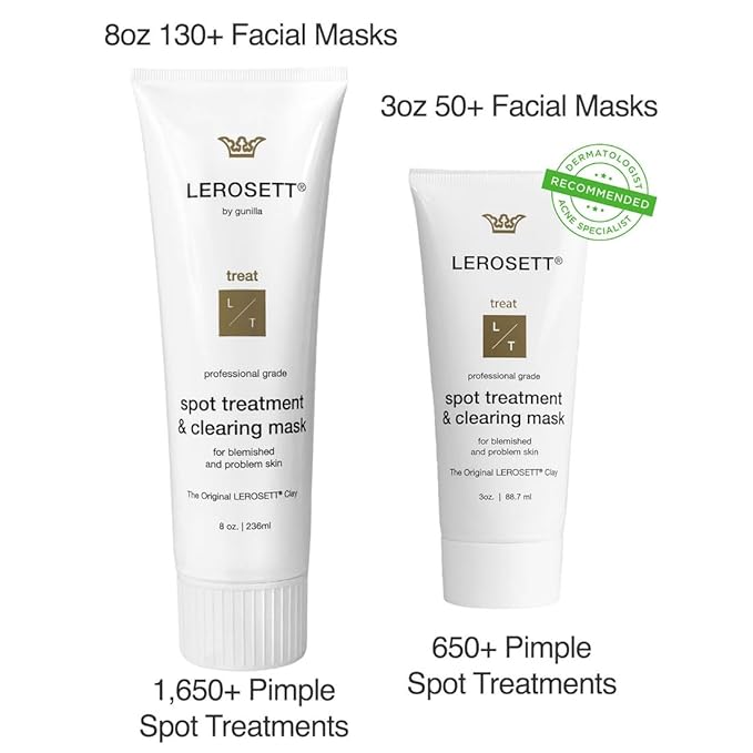 Lerosett facial clay for acne,