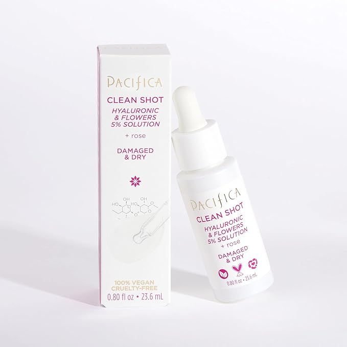 Pacifica Clean Shot Hyaluronic and Flowers 5 Percent 0.8 oz