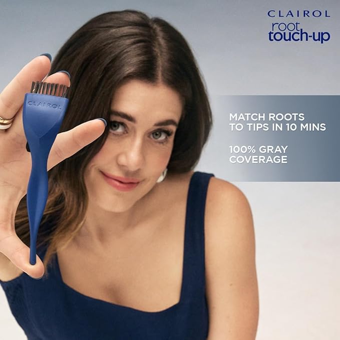 Clairol Root Touch-Up by Nice'n Easy Permanent Hair Dye, 4G Dark Golden Brown Hair Color, Pack of 1