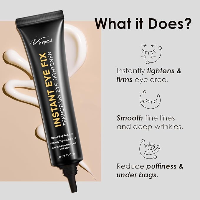 Instant firm eye cream: temporary