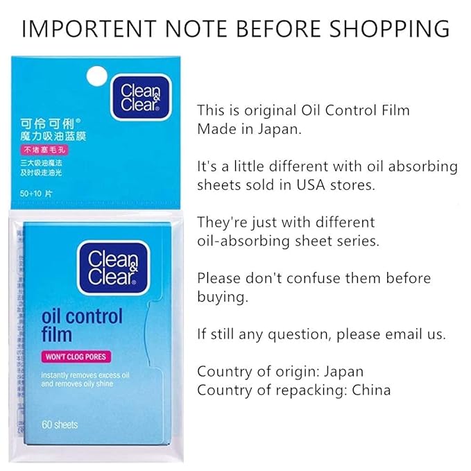 Oil Blotting Sheets From China Replacment for Clean&Clear Oily Skin