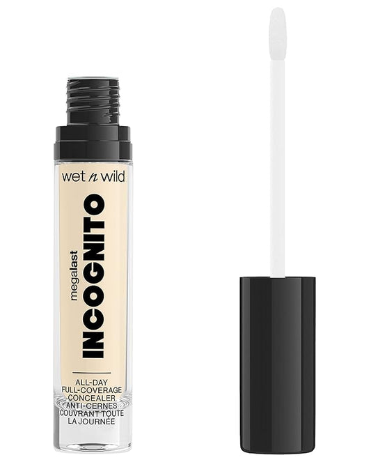 wet n wild Mega Last Incognito AllDay Full Coverage Concealer, Fair, 0.18 Ounce