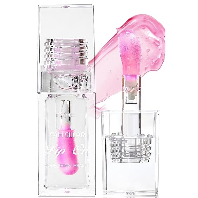 Magic Color Changing Lip Oil, Moisturizing Lip CareNon-Sticky Magic