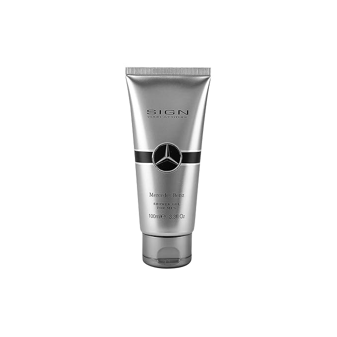 Mercedes-Benz Sign Your Attitude Giftset - Mens Cologne Set - Eau de Toilette Cologne for Men - Mens Body Wash - Bergamot, Amber Fragrances - 2 Pc