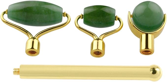 mookaitedecor Jade Roller Green Aventurine 3 Anti-Aging