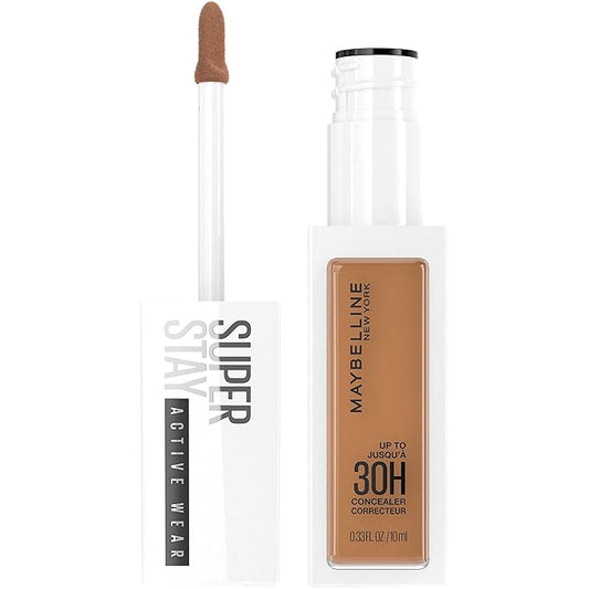 Maybelline Super Stay Liquid Concealer Makeup, Full Coverage Concealer, Up to 30 Hour Wear, Transfer Resistant, Natural Matte Finish, Oil-free, Available in 16 Shades, 45, 1 Count
