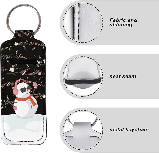 Cool Snowman Funny Print Women Chapstick