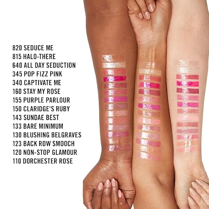 Rimmel Stay Glossy Lip Gloss - Non-Sticky and Lightweight Formula for Lip Color and Shine - 290 Date Night, .18oz