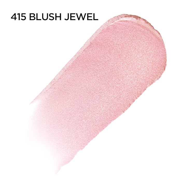 L'Oreal Paris Brilliant Eyes Shimmer Liquid Eye Shadow, Longwearing Lasting Shimmer, Crease Resistant, Flake-Proof, Precision Applicator, Quick Dry, Non-Greasy, Blush Jewel, 0.1 oz.