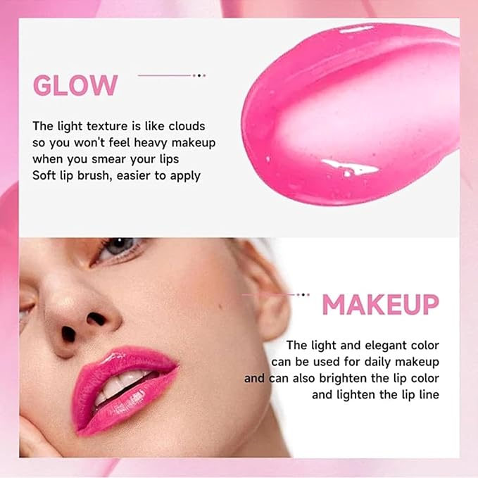 2PCS Color Changing Lip Oil Lip Care,2024 New Magic Black Color Changing Lip Oil and Magic Color Changing Lip Oil PH,Moisturizing Lip Glow Oil Plumping Glimmer Glow Lipstick Non-sticky
