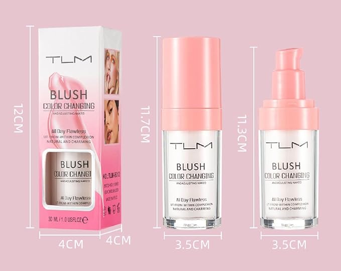 TLM Foundation Color Changing,and Adjusting Naked,All Day Flawless Face 30ML