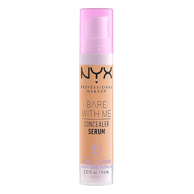 NYX PROFESSIONAL MAKEUP Bare With Me Concealer Serum, Medium Golden