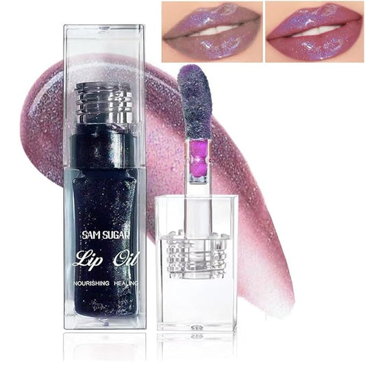 Magic Color Changing Lip Oil,Moisturizing Lip CareNon-Sticky Fres