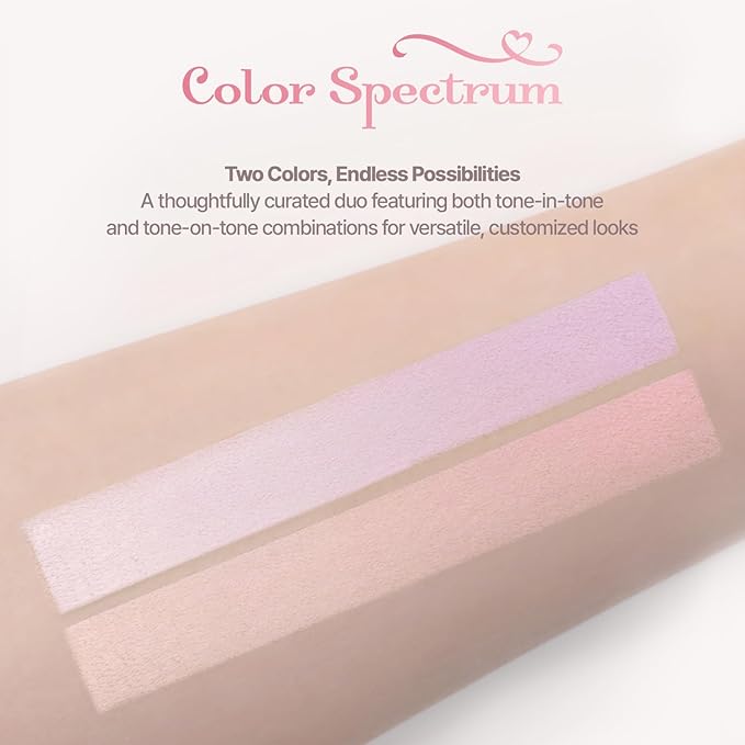 2aN Dual Color Face Blusher, Buildable & Blendable Cheek Color, Natural & Vibrant Finish, Long-Lasting Powder Blush, Blends Easily with Natural Skin Tones, Korean Beauty (05 Mood In Cheek)