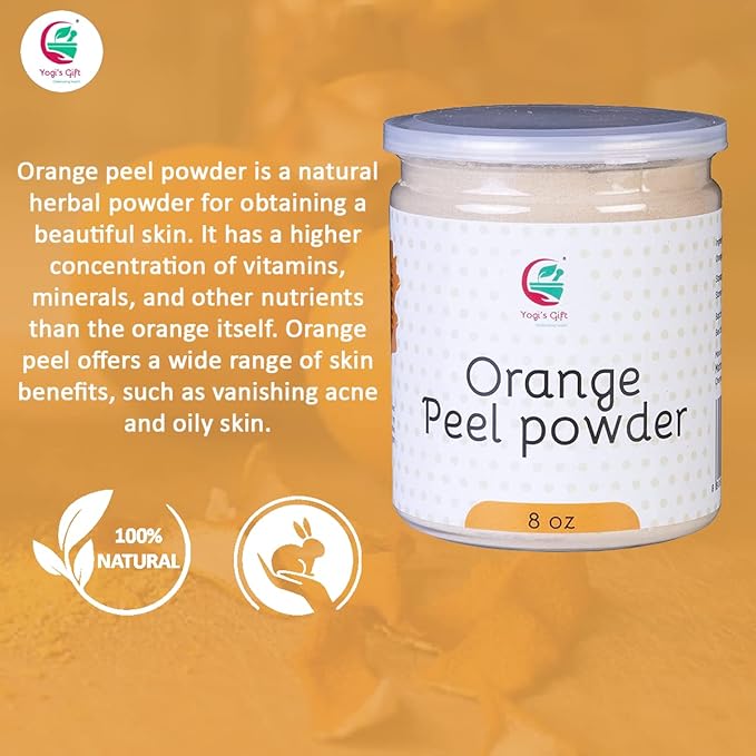 Orange Peel Powder 8 oz (227 grams) | 8 oz