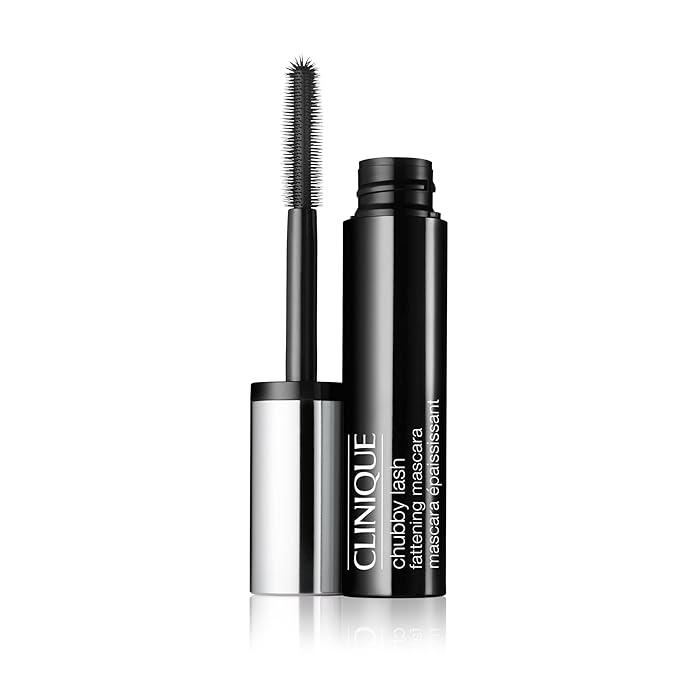 Clinique Chubby Lash Fattening Mascara | Volumizing, Lengthening + Safe For Sensitive Eyes, Jumbo Jet, 0.3 Fl Oz