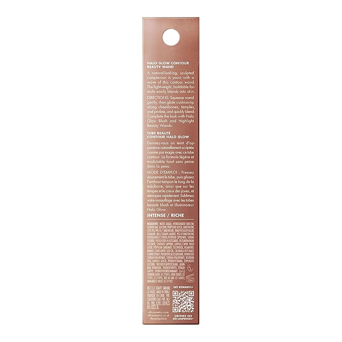 e.l.f. Halo Glow Contour Beauty Wand, Liquid Contour Cruelty-free, Deep/Rich